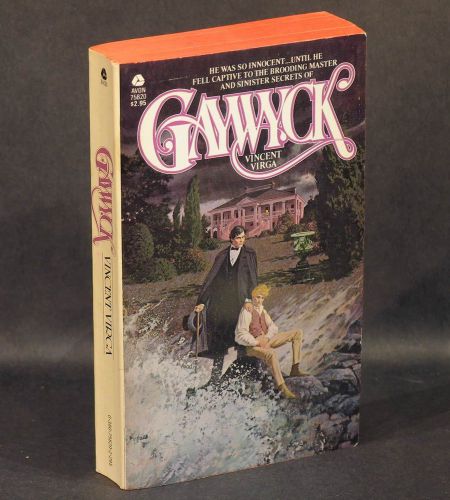 Vincent virga gaywyck, 1980 rare first edition pb, 1st gay gothic romance novel!