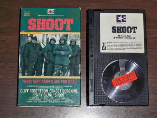 SHOOT - BETA RARE - 1976 Cliff Robertson - ACTION EMBASSY - NOT ON DVD
