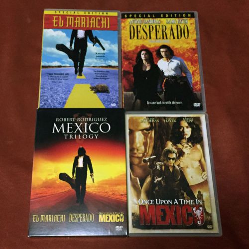 Robert rodriguez&#039;s mexico trilogy (desperado) 3-disc dvd set - mint