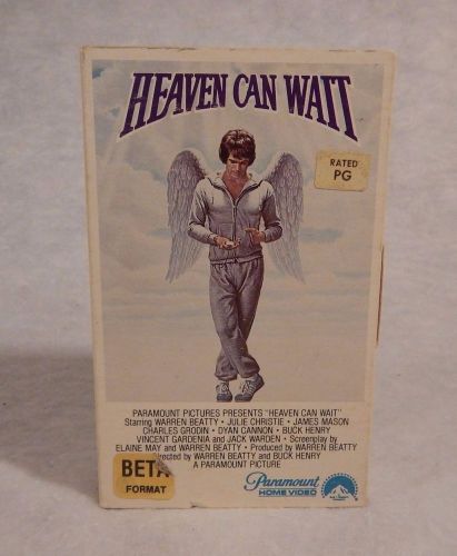 Betamax Beta HEAVEN CAN WAIT 1978 Warren Beatty - PARAMOUNT