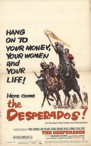The Desperados 1969 Original Movie Poster Western