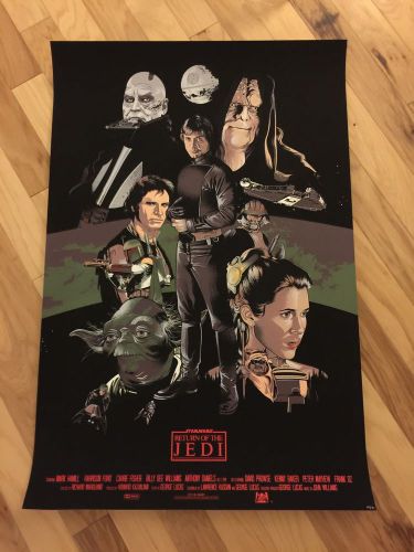 Vincent Aseo Star Wars Return Of The Jedi Print Tyler Stout Only Moss