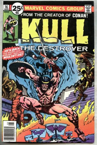 Kull The Conqueror #16-1976-nm- Kull The Destroyer Ed Hannigan