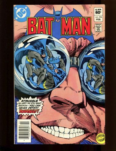 Batman #356 (Newsstand) VF- Hannigan Giordano Newton Hugo Strange Robin