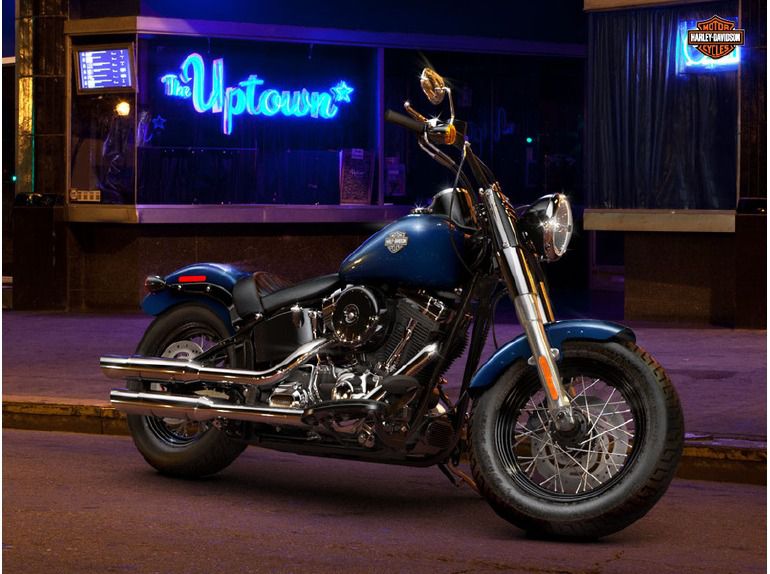2013 Harley-Davidson FLS - Softail Slim - Big Blue Pearl 