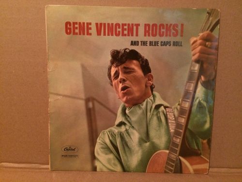 GENE VINCENT, ROCKS AND THE BLUE CAPS ROLL, UK ROCKABILLY ORIGINAL FROM 1958