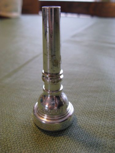 Vintage 1960&#039;s vincent bach coronet musical instrument mouthpiece silver sz 7c