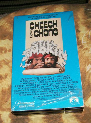 Cheech &amp; Chong STILL SMOKIN 1983 Comedy Betamax Beta Tape Vintage