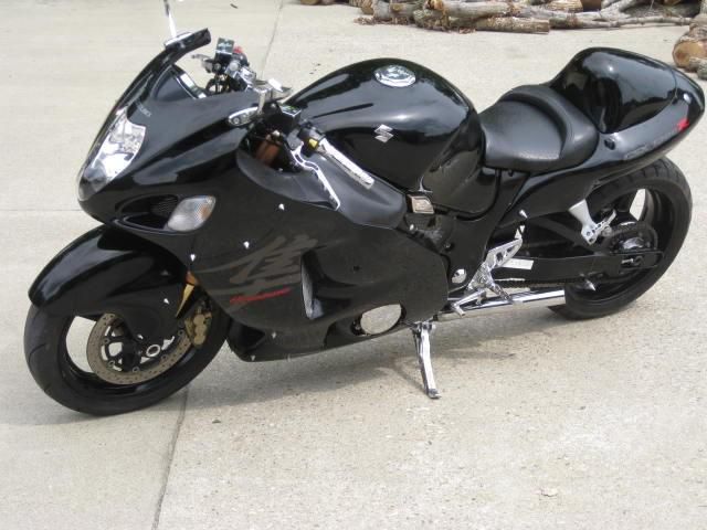 2007 suzuki hayabusa 1300 custom all chrome  sportbike 