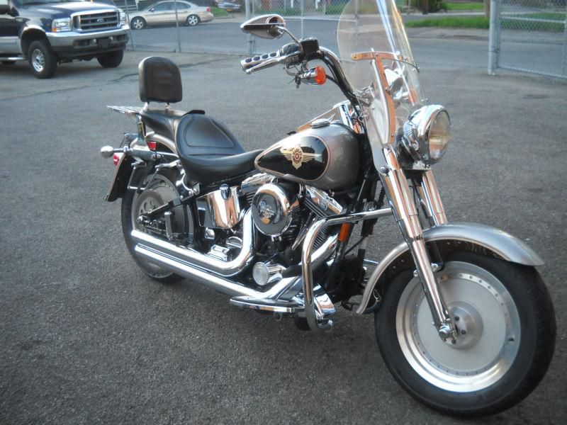 1997 HARLEY DAVIDSON FLSTF FATBOY FACTORY 2 TONE $4000 IN OPTIONS LOW MILES