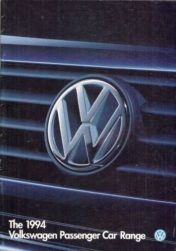 Volkswagen 1993-94 UK Market Brochure Polo Golf Vento Passat Corrado Caravelle