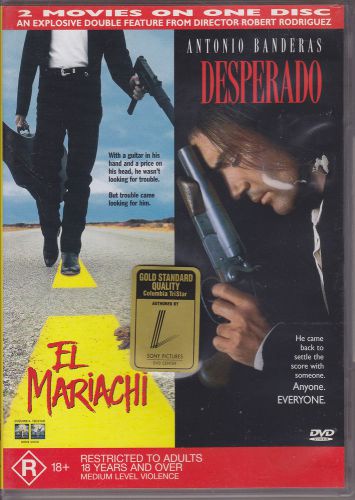 EL MARIACHI/DESPERADO-2 MOVIE DISC-(REG 4)-ANTONIO BANDERAS-X COND DVD