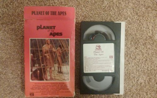 Vintage Beta 1985 Planet of the Apes Video Tape * Charlton Heston Cover *