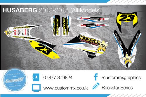 Husaberg fe-te 2013-2015 full enduro motocross graphics kit / decals / stickers