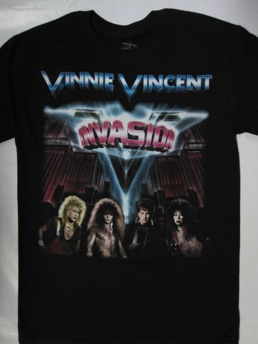 Vinnie vincent  invasion  86 , all systems go  tour  t-shirt  (s-xxxl)