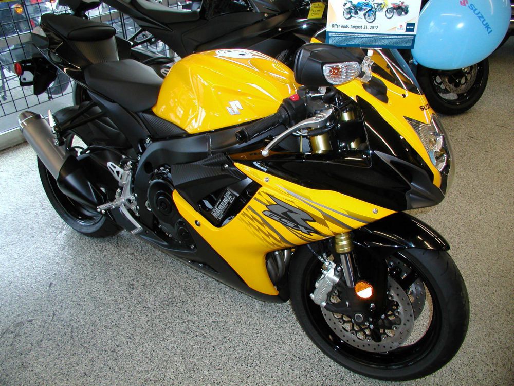 2012 Suzuki Gsx-R750 750 Sportbike 