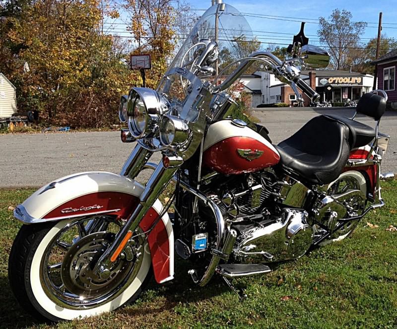 2012 harley-davidson® softail® deluxe w/ color-matched trailer