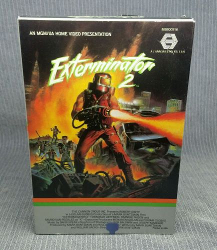 Exterminator 2 betamax beta tape -  big box