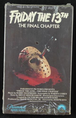 FRIDAY THE 13TH FINAL CHAPTER BETA VIDEOTAPE MOVIE VIDEO TAPE BETAMAX