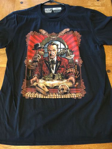 Fright Rags Large Shirt NEW Vincent Price