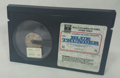 Columbia Pictures Blue Thunder Beta Tape