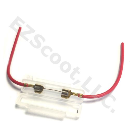 POSITIVE CABLE FUSE HOLDER +15A FUSE 4STROKE GY6 50-80cc SCOOTER ATV TAOTAO