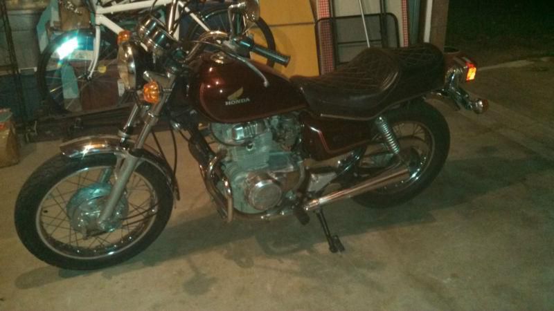 1982 Honda EM450e Motorcycle w/11,100 miles