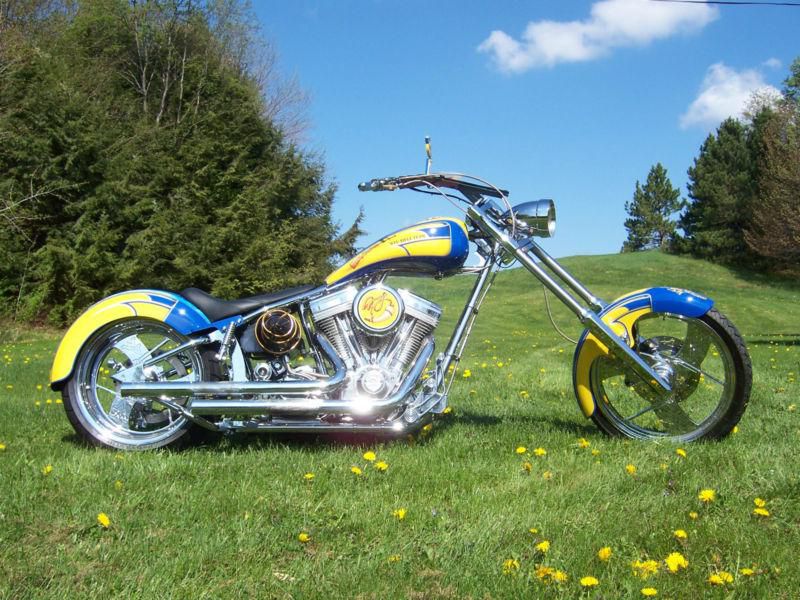 Orange County Choppers - Custom Theme Bike - OCC WVU Chopper Motorcycle