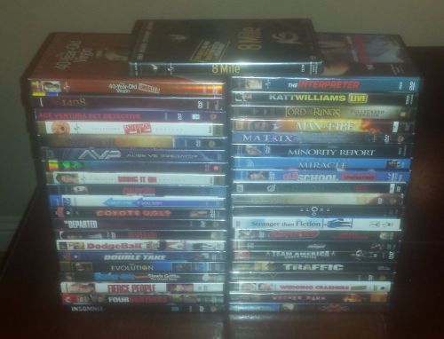 DVD lot of 41 films all Very Good - major studio titles - free S&amp;H