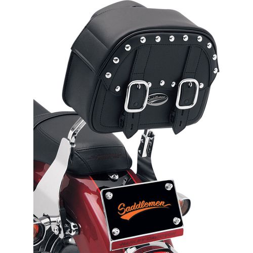 Saddlemen EX2200S Desperado Sissy Bar Bag Solid Black 9.5&#034; W x 11&#034; H 4.5&#034; D