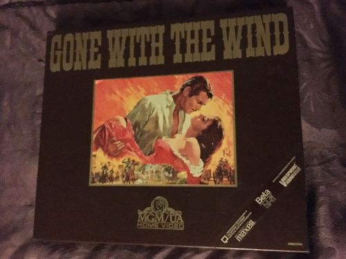 GONE WITH THE WIND Beta/Betamax 2 Tape Box Set ~ SEALED