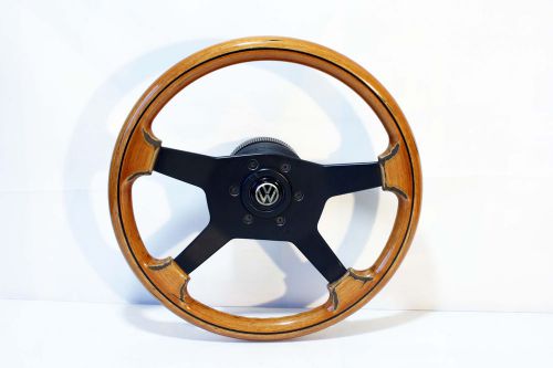 VW RAID 4D Wood Steering Wheel Golf Corrado Passat Scirocco Vento Made in Italy