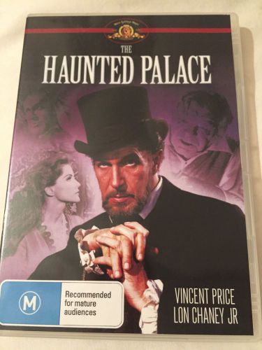 1 x  the haunted palace vincent price dvd as new