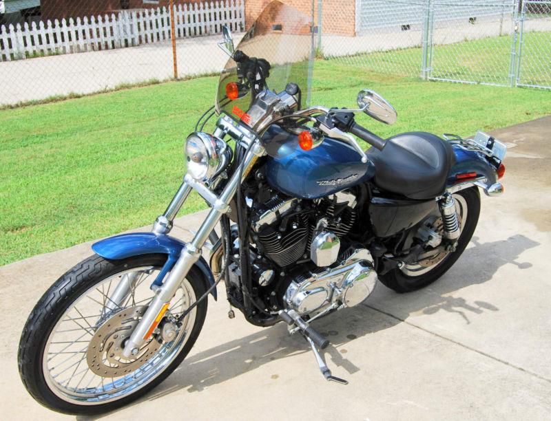 Harley davidson sportster xl1200c - 2006 - blue