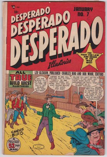 Desperado Illustories #7 VG 4.0 Golden Age Western 1949!!