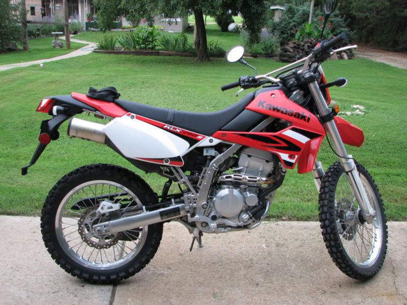 Red and White, KLX250s, Street legal in excellent condition
