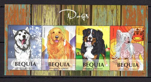 Grenadines of st.vincent bequia 2014 animals dogs mnh