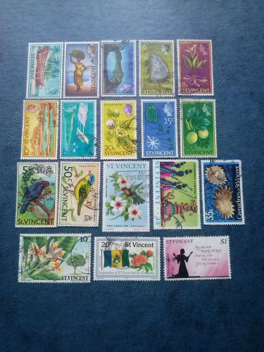 St-vincent 18 stamps used