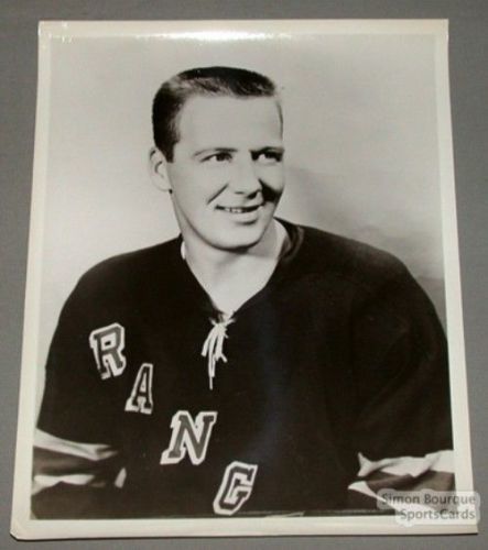 Original Early 60&#039;s Pat Hannigan N.Y. Rangers Photo