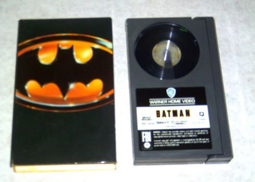 BATMAN Nicholson (Vtg Betamax Beta Max Tape 1989 Warner Home Video) RARE &amp; HTF!