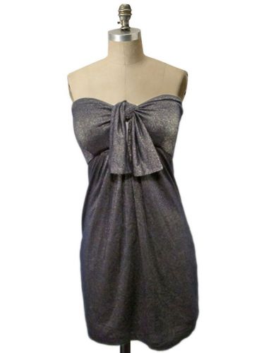 Twelfth Street by cynthia vincent S Shimmer Strapless Dress Knot bust