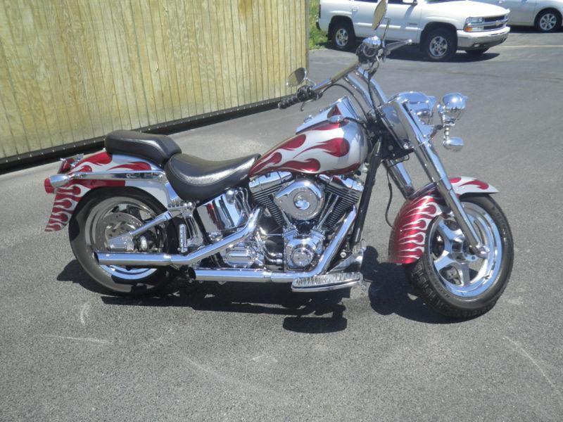 2003 Harley-Davidson FLSTF Fat Boy Softail Chrome lots of extras !!!