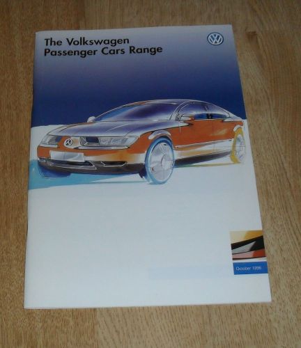 Volkswagen VW Range Brochure 1996 - Polo Golf Vento Passat