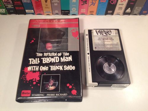 The Return Of The Tall Blond Man With One Black Shoe Betamax NOT VHS 1974 Beta