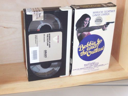 Bobbie Jo and the Outlaw (1975) RARE Beta tape Lynda Carter Vestron Video