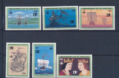 D106603 sailing ships boats discovery of america columbus mnh st.vincent