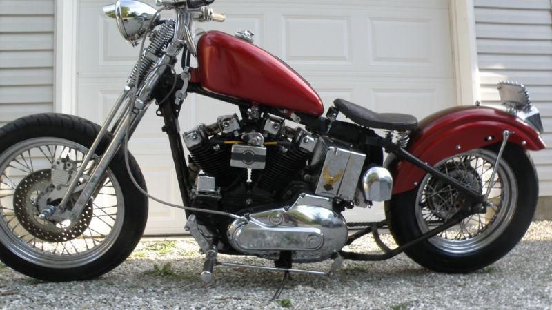 Fully Custom Harley Davidson Bobber Chopper panhead board track shovel ironhead
