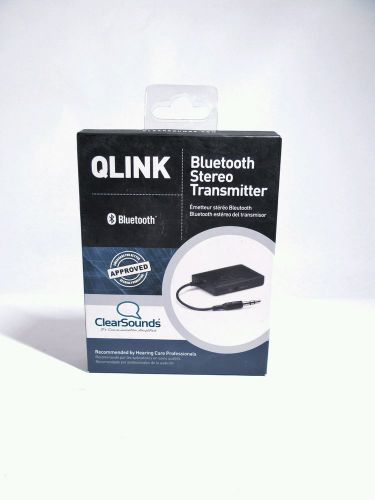 CLEARSOUNDS QLINK BLUETOOTH TRANSMITTER- LINKS AUDIO DEVICES TO Bluetooth Device