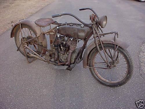 1929 Indian Chief Twin Motorcyle: an original unrestored survivor