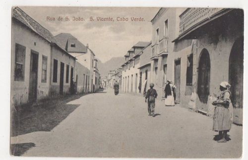 Cape Verde, Rua de S. Joao, S.Vincent, Cabo Verde Postcard, B197
